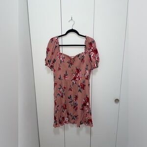 BOG Collective Floral Print Dress